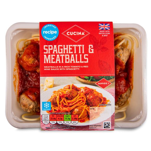 Cucina Spaghetti & Meatballs 400g